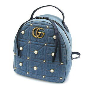 Gucci GG Marmont Denim Backpack